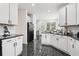 Modern kitchen featuring granite countertops and stainless appliances at 3223 Thornecreek Dr, Douglasville, GA 30135