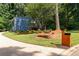 A charming home with a manicured lawn, a stylish mailbox, and verdant landscaping at 674 Crespan Ct, Lawrenceville, GA 30044