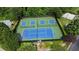 Aerial view of community tennis courts for active recreation at 359 Azalea Cir, Cumming, GA 30028