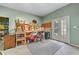 The cluttered garage has a large workspace for DIY projects, tools and equipment at 994 Fairview Club Cir, Dacula, GA 30019