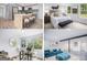 Home interior collage showcases kitchen, bedroom, office, and basement at 3831 Flakes Mill Rd, Decatur, GA 30034