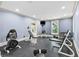 Home gym featuring modern equipment and ample workout space at 8430 Merion Drive, Duluth, GA 30097