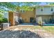 View of the backyard patio area, ideal for outdoor dining and entertaining at 1414 Dolcetto Nw Trce # 14, Kennesaw, GA 30152
