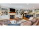 Open-concept living space with hardwood floors seamlessly flowing into the gourmet kitchen at 764 Stokeswood Se Ave, Atlanta, GA 30316