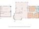 Detailed floor plan showcasing the layout of the home, including living spaces, bedrooms, and bathrooms at 137 Trickum Hills Dr, Woodstock, GA 30188