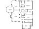 Detailed floor plan showcasing the layout of a spacious home with three bedrooms and two bathrooms at 2333 Old Newnan Rd, Carrollton, GA 30116