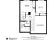 Detailed floor plan showcasing the layout of the home's upper level at 3063 Broadleaf Trl, Fairburn, GA 30213