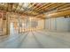 Large unfinished basement with exposed insulation and open layout provides ample opportunity for customization at 1065 Chippewa Oak Dr, Dacula, GA 30019