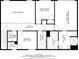 Upstairs floor plan including main bedroom, sitting room, second bedroom, laundry, and 2 bathrooms at 7335 Treyland Ct, Cumming, GA 30041