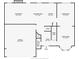 First floor plan featuring living room, breakfast nook, kitchen, dining room, Gathering room and garage at 5388 Silver Springs Dr, Sugar Hill, GA 30518