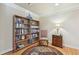 Office featuring a circular rug and light wood floors at 219 Deer Park Trl, Canton, GA 30114