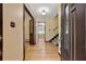 Welcoming entryway with hardwood floors and an ornate front door at 3082 Briarleaf Dr, Decatur, GA 30034