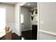 Dining room with an entryway featuring interesting art and access to an exterior door at 1062 Lena Nw St, Atlanta, GA 30314