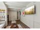 Finished basement features a cozy living room with built-ins and a decorative ceiling at 1667 Willow Way, Woodstock, GA 30188