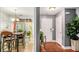 Bright dining area with a view of the front entrance, with natural light at 338 Saratoga Pl, Riverdale, GA 30296