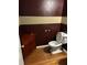 Bathroom with vinyl flooring and toilet at 750 Ambrose Ln, Atlanta, GA 30349