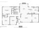 Detailed floor plan of the home with labeled rooms and dimensions at 2233 Clairmont Ne Rd, Atlanta, GA 30329
