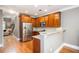 Cozy kitchen with stainless steel appliances, granite countertops, and a breakfast bar at 827 Perennial Dr, Atlanta, GA 30328