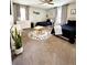 A spacious staged bedroom with two twin beds, carpet, and plenty of light at 3845 Pebble Beach Dr, Atlanta, GA 30349