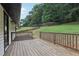 Back of house features a fenced yard and wood deck with railings at 2784 Oxford Dr, Decatur, GA 30034