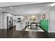 Modern kitchen with stainless steel appliances, a breakfast bar, and a connected dining area perfect for entertaining at 984 Ridgecrest Se Dr, Smyrna, GA 30080