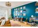 Eclectic entertaining space with record collection and fully stocked bar at 1348 Sheffield Glen Ne Way # 8, Atlanta, GA 30329