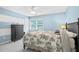 Comfortable bedroom with blue and white walls, natural light, and traditional furnishings at 2459 Chestnut Lndg, Atlanta, GA 30360