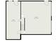Basement floor plan featuring a large room and a spacious garage area at 929 Hampton Nw Trl, Lilburn, GA 30047