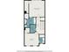 Floorplan of the unit featuring two bedrooms, a hall, laundry, and three bathrooms at 1704 Evenstad Way, Smyrna, GA 30080