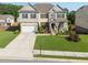 Attractive two-story home boasting a well-kept lawn, stone accents, and a convenient two-car garage at 1730 Dahlia Dr, Cumming, GA 30040