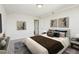 Bright bedroom featuring contemporary artwork and minimal decor at 2479 Peachtree Ne Rd # 1703, Atlanta, GA 30305