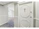 Apartment 1703 door with unique design, offering privacy and style at 2479 Peachtree Ne Rd # 1703, Atlanta, GA 30305