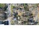Aerial view looking down at a residential neighborhood with mature trees and manicured lawns at 692 Moreland Se Ave, Atlanta, GA 30316