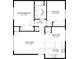 Detailed floor plan showcasing the layout of the home, including bedrooms, living room, kitchen, and dining area at 449 Clairemont Ave # H3, Decatur, GA 30030