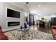 Open-concept living space with a modern kitchen and dining area at 1967 Cogar Dr, Decatur, GA 30032
