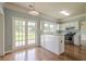 Bright kitchen with backyard view, white cabinets, stainless appliances, and center island at 2794 Craig Ct, Marietta, GA 30062