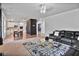 Spacious living room that connects to the kitchen with lots of space for entertaining at 3586 Maple Hill Rd, Stonecrest, GA 30038
