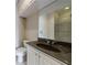 Granite vanity top, toilet, and glass shower in a well-lit bathroom at 2255 Peachtree Ne Rd # 620, Atlanta, GA 30309
