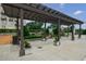 Expansive outdoor patio featuring a covered seating area and lush landscaping at 2255 Peachtree Ne Rd # 620, Atlanta, GA 30309