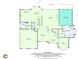 Detailed floor plan showcasing the layout of the home's first floor, including room dimensions and features at 407 Amber Ln, Woodstock, GA 30189