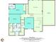 Detailed floor plan showcasing the layout of the home's second floor, including room dimensions and features at 407 Amber Ln, Woodstock, GA 30189