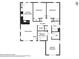 Detailed floor plan showcasing the layout of the home, including the living room, bedrooms, and bathrooms at 532 Lemon Ne St, Marietta, GA 30060