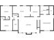 Detailed floor plan showcasing bedrooms, kitchen, living room, bathrooms, and walk-in closets for the home at 6918 Heritage Pl, Acworth, GA 30102