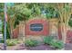 Stonecrest community brick sign with flower bed at 120 Slate Dr, Buford, GA 30518