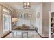 Bright office with custom built-ins, natural light, and a serene workspace, ideal for productivity and focus at 120 Slate Dr, Buford, GA 30518