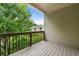 Relaxing outdoor balcony with wooded views providing a tranquil escape at 5534 Parkerton Ln, Atlanta, GA 30342