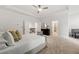 Bright main bedroom with en-suite bathroom and stairs at 5534 Parkerton Ln, Atlanta, GA 30342