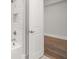 Modern bathroom with a tub and tile shower at 1629 Tielman Way, Snellville, GA 30078