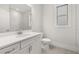 Bathroom with a single vanity, and tile floor at 1629 Tielman Way, Snellville, GA 30078