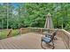 Spacious back deck with outdoor seating, perfect for entertaining and relaxation at 328 West Ln, Woodstock, GA 30188
